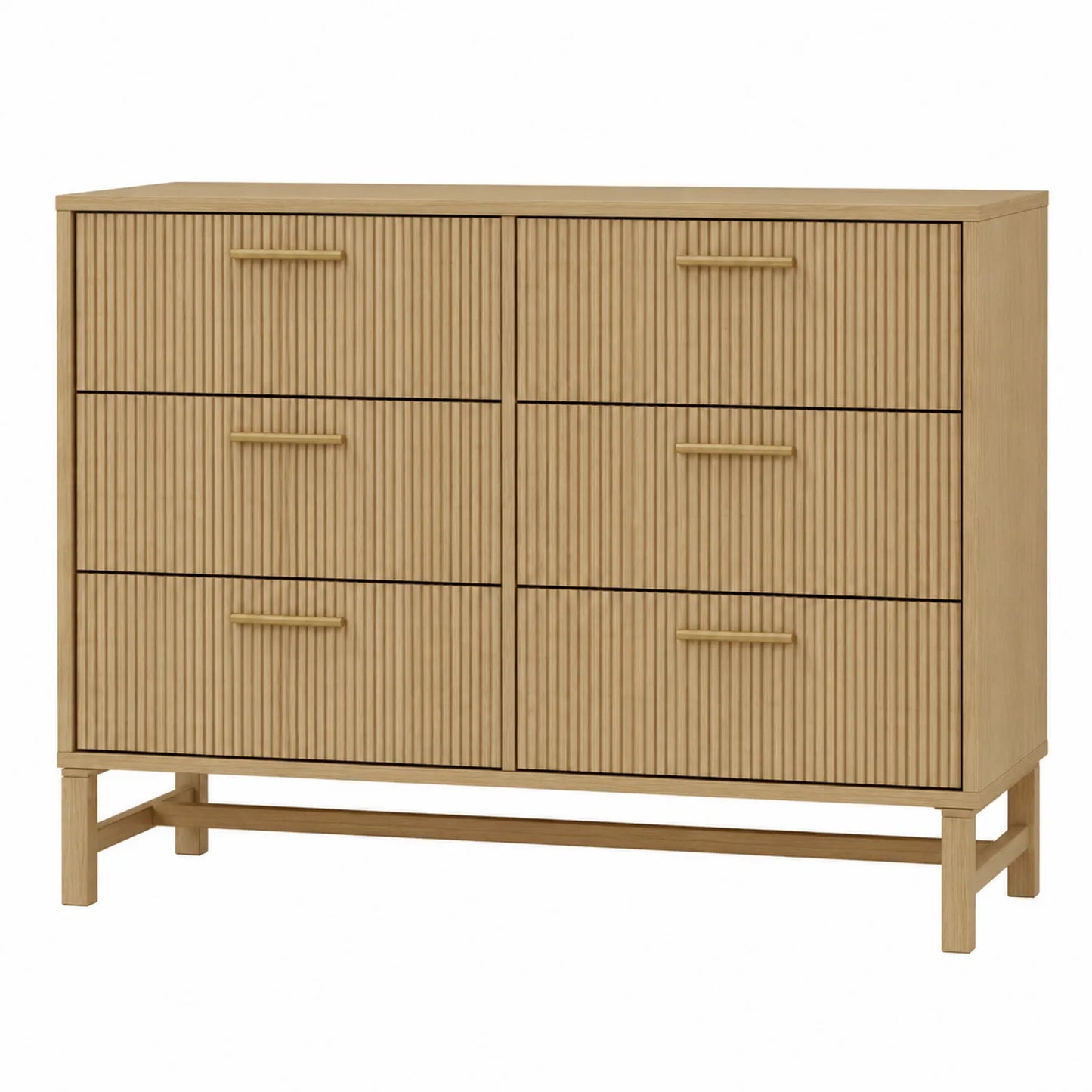 Komoda z litego drewna bukowego 6 szuflad 120 cm x 80 cm x 40 cm