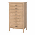Drewniana komoda z szufladami dąb naturalny 60x40x120 cm
