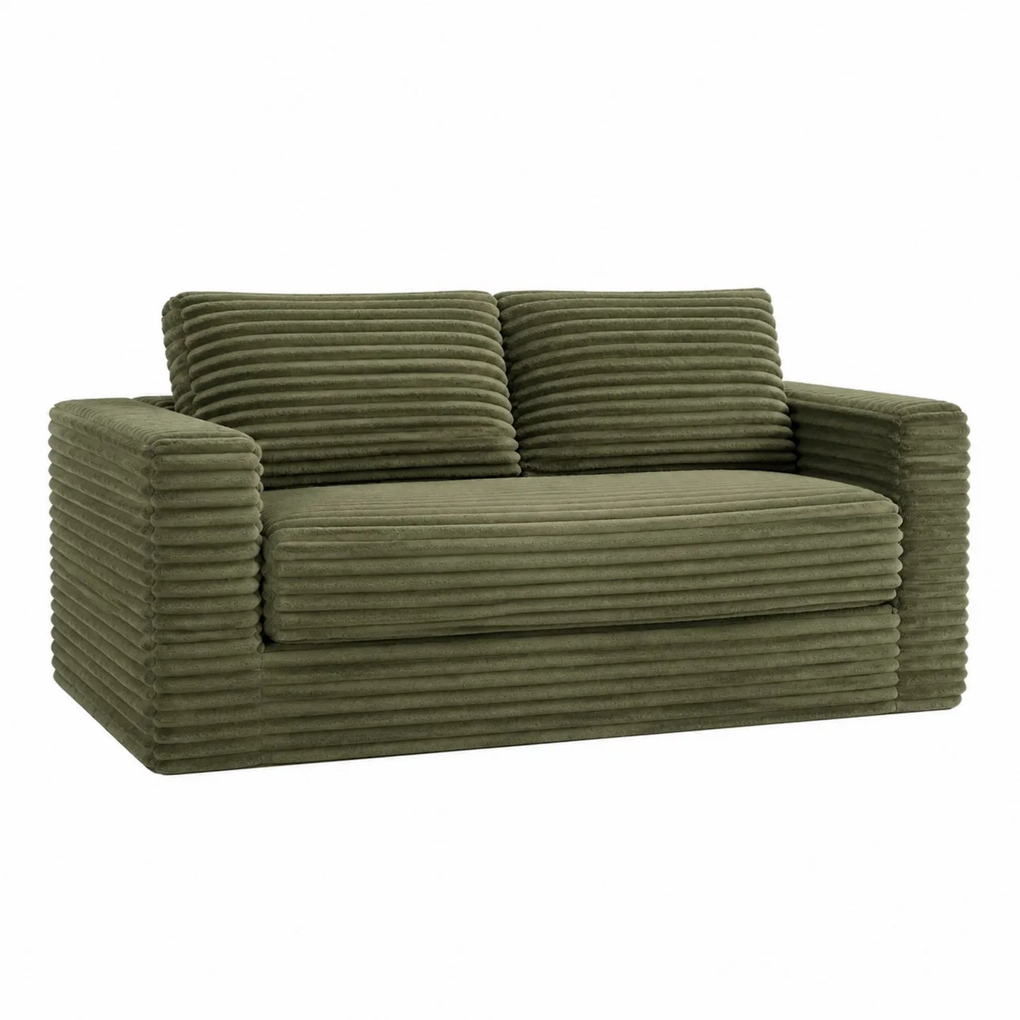 Sofa dwuosobowa aksamit zielony 200x100x85 cm