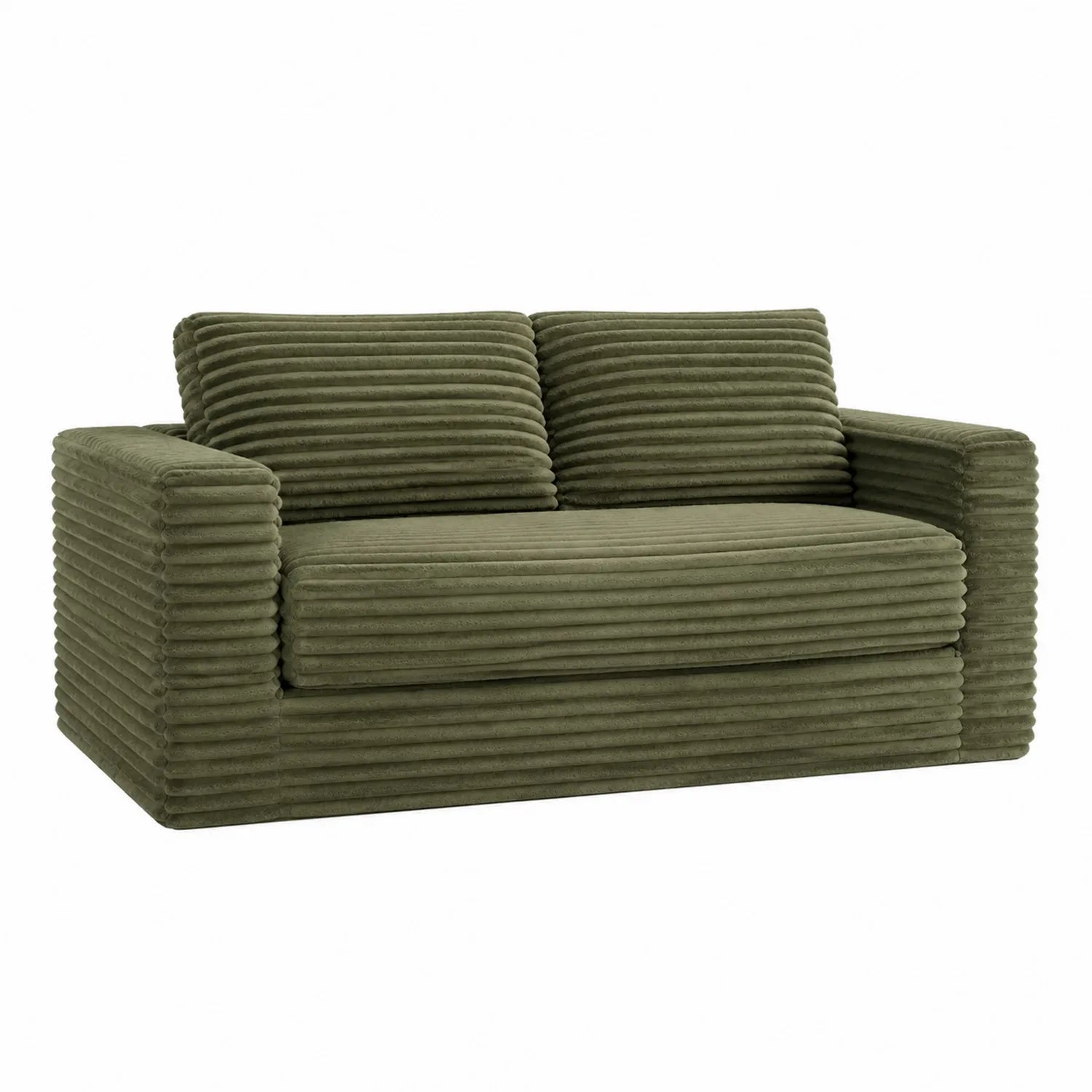 Sofa dwuosobowa aksamit zielony 200x100x85 cm