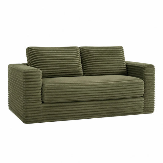 Sofa dwuosobowa aksamit zielony 200x100x85 cm