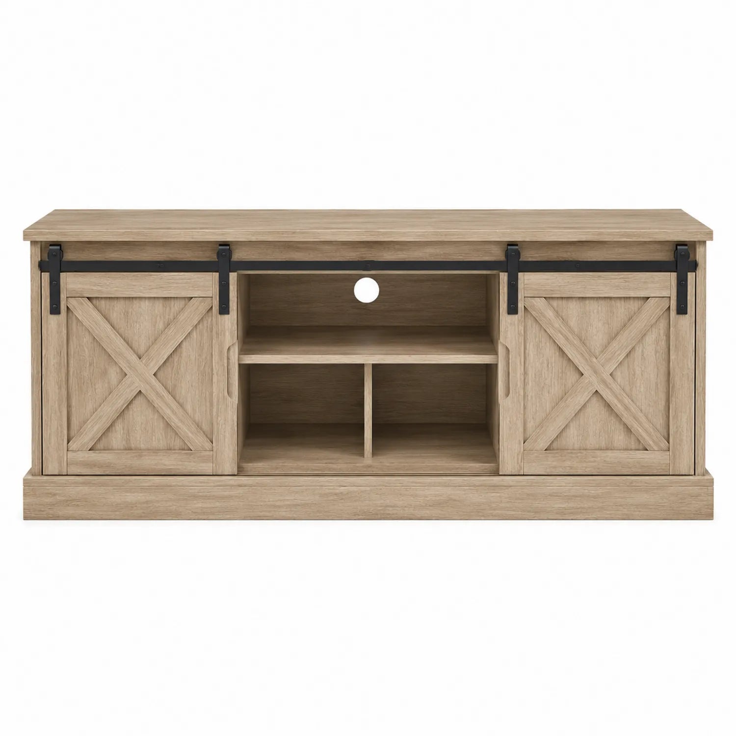 Szafka RTV drewniana z drzwiami przesuwnymi 150x40x60 cm