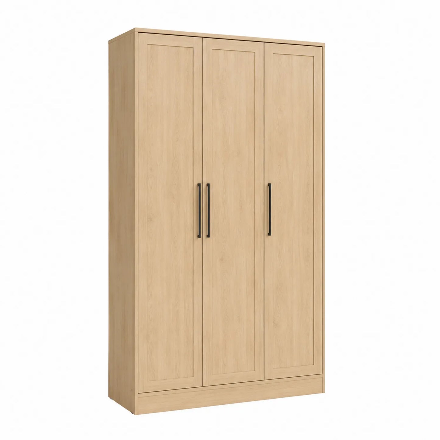 Szafa trzydrzwiowa MDF laminowana Jasny Dąb 200x150x60 cm