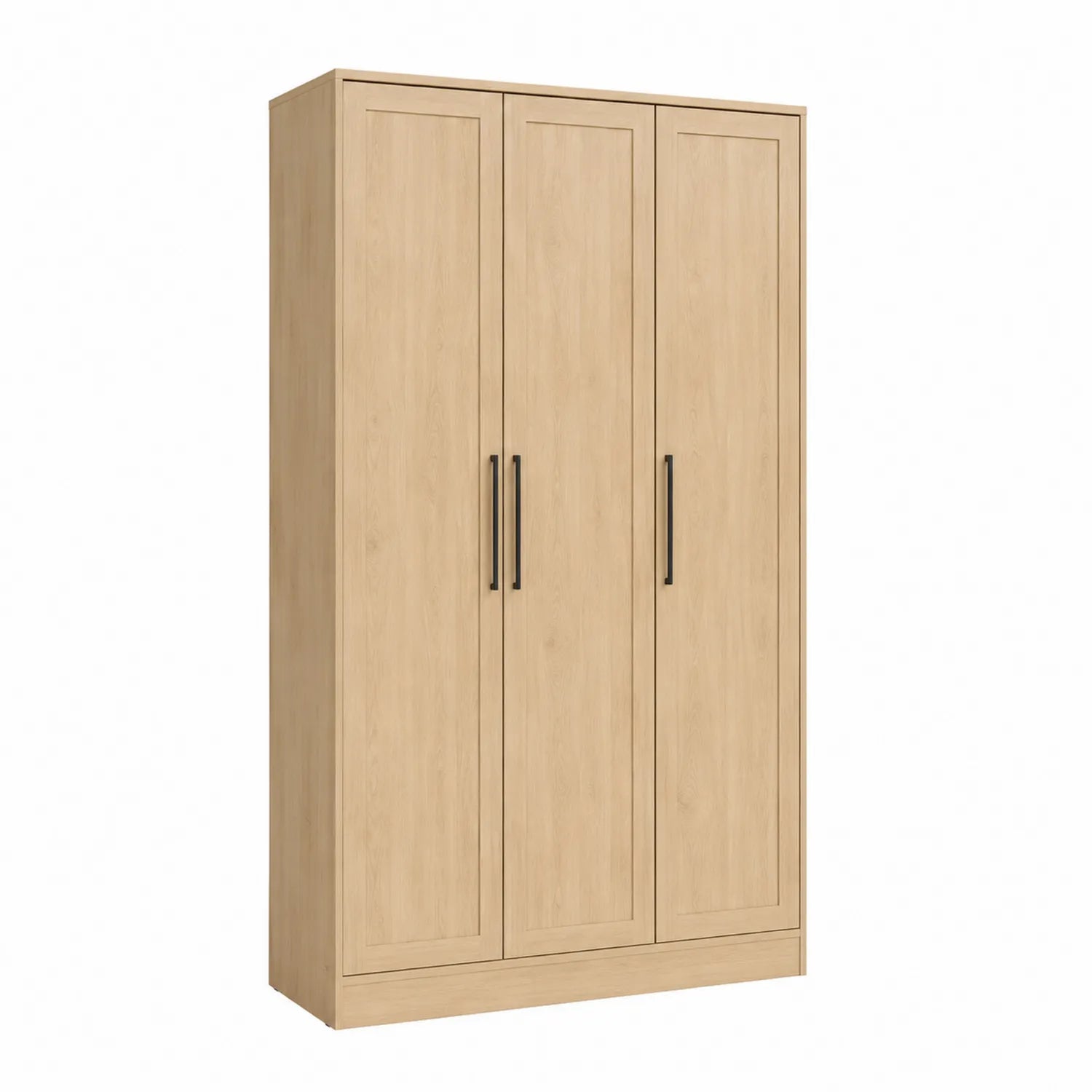 Szafa trzydrzwiowa MDF laminowana Jasny Dąb 200x150x60 cm
