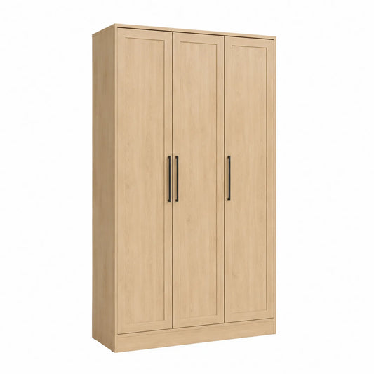 Szafa trzydrzwiowa MDF laminowana Jasny Dąb 200x150x60 cm